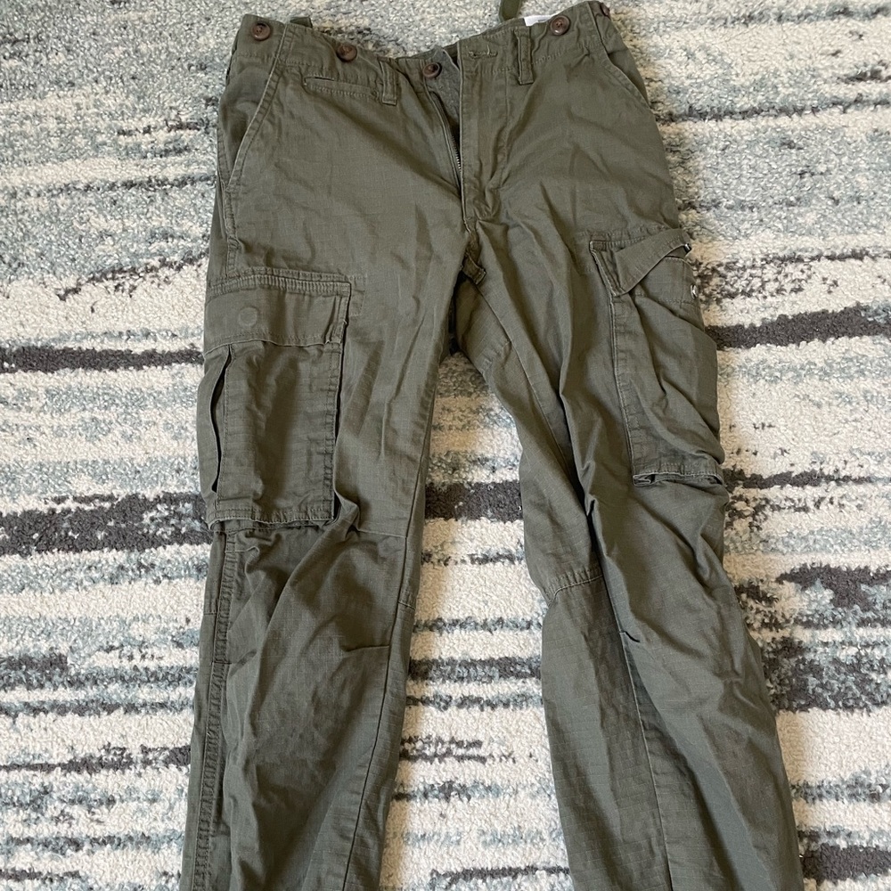 green cargo pants, loved them until i outgrew them.